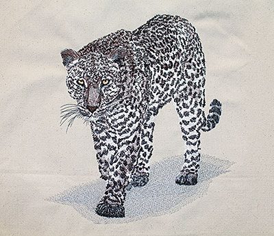 digitized leopard