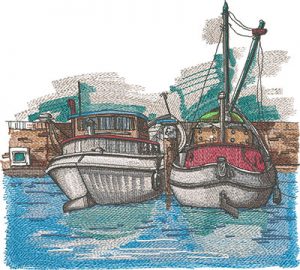 Embroidery Art Harbour embroidery design