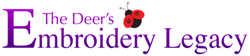 The Deer's Embroidery Legacy logo