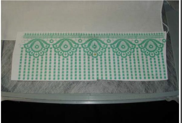 continuous lace template