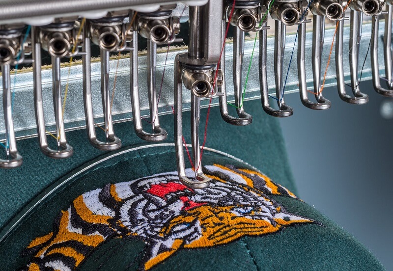 ZSK embroidery machine cap frame