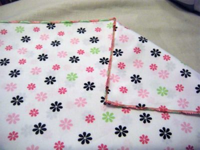 serge fabric napkin