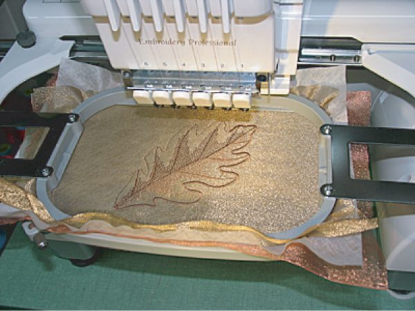 embroidered organza fabric