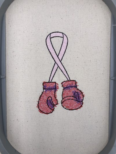 free breast cancer awareness embroidery design
