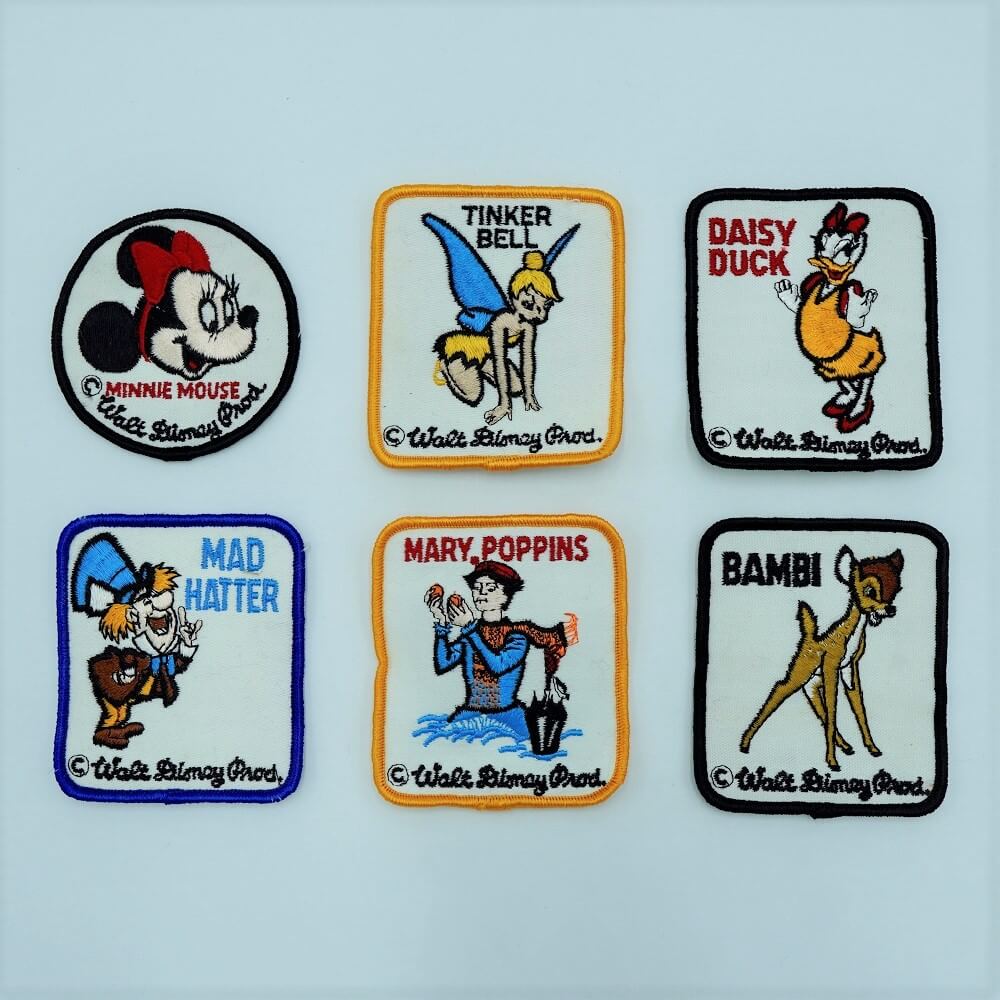 Classic Walt Disney World Embroidery Patches