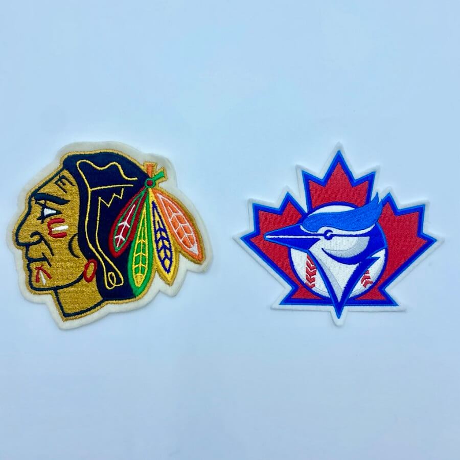 NHLMLB embroidery patches