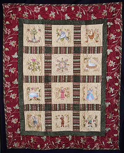 12 days of christmas quilt