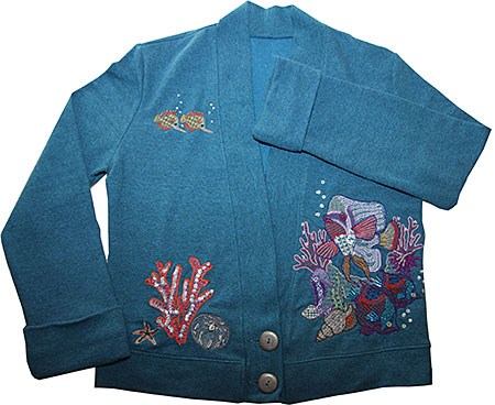 tropical fish jacket