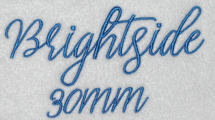 Brightside 30mm Font 3