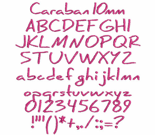 Caraban 10mm Font 1