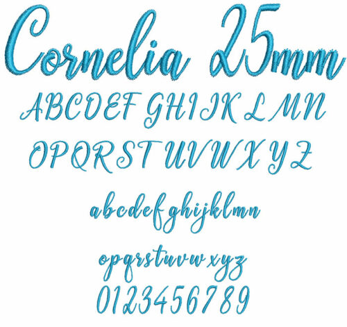 Cornelia 25mm Font 1
