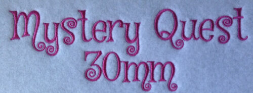 Mystery Quest 30mm Font 2