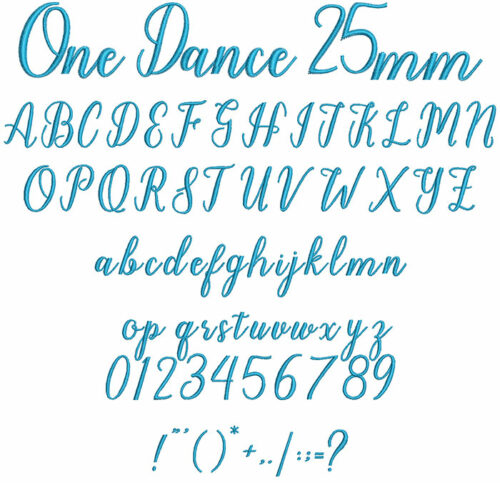 One Dance 25mm Font 1
