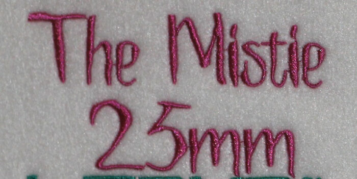 The Mistie 25mm Font 3