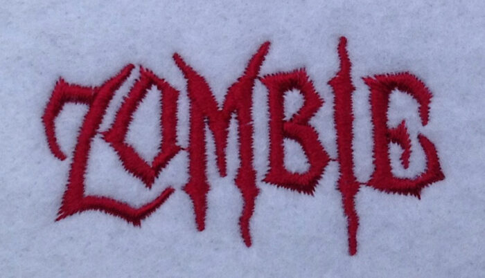 Zombie 15mm Font 3