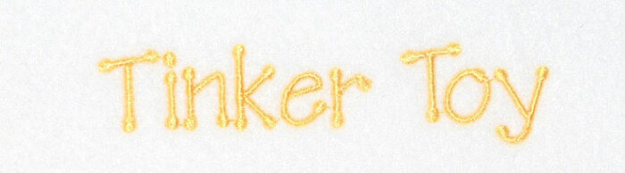 Tinker Toy Font 3