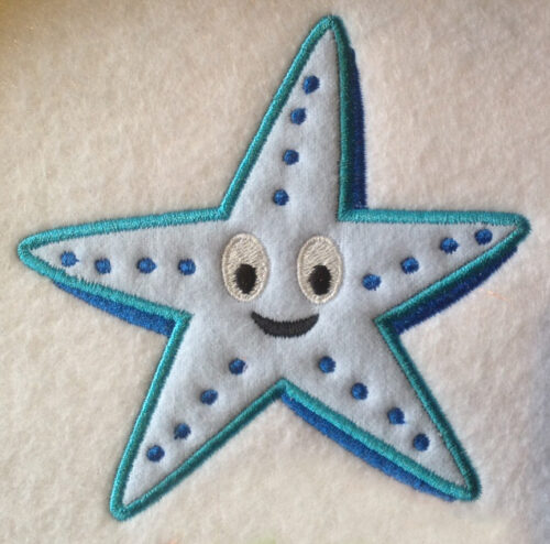 starfish embroidery design