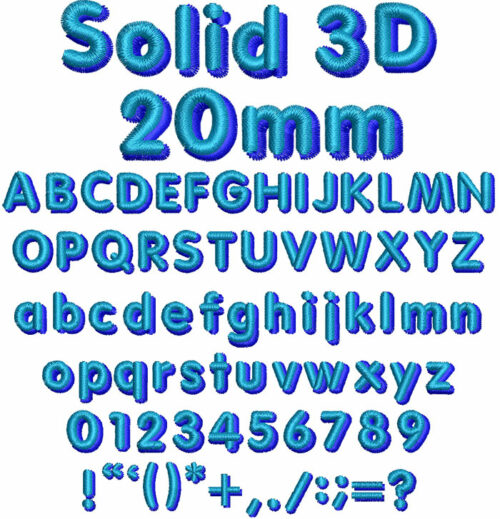 Solid3D20mm