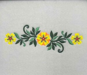 Bunch of flowers 1 embroidery design