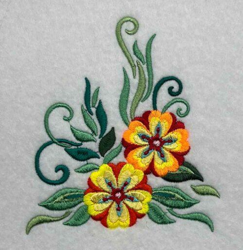 Bunch of flowers 5 embroidery design