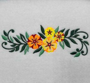 Bunch of Flowers 7 embroidery design