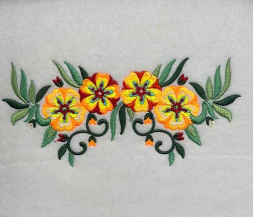 Bunch of flower 8 embroidery design