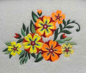 Bunch of flower 10 embroidery design