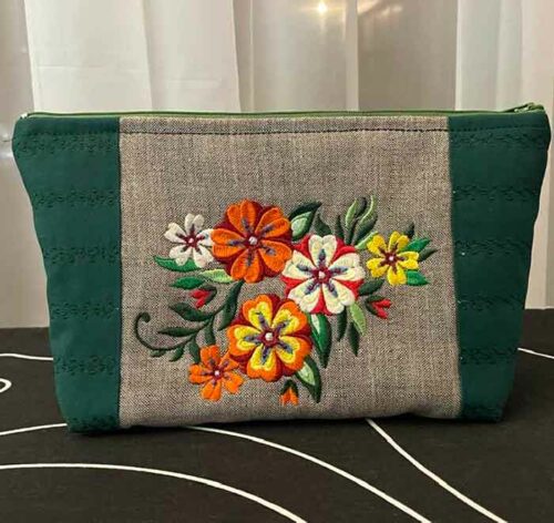bunch of flowers pouch