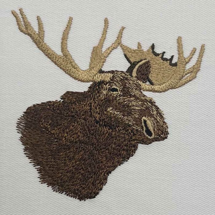 Canadian Moose embroidery design
