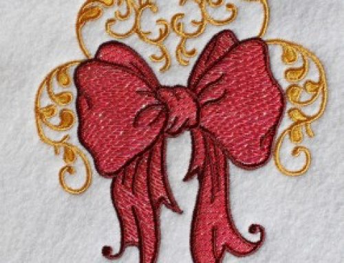 How to Embroider Mylar Designs: Tutorial