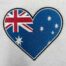 Aussie Heart Flag embroidery design