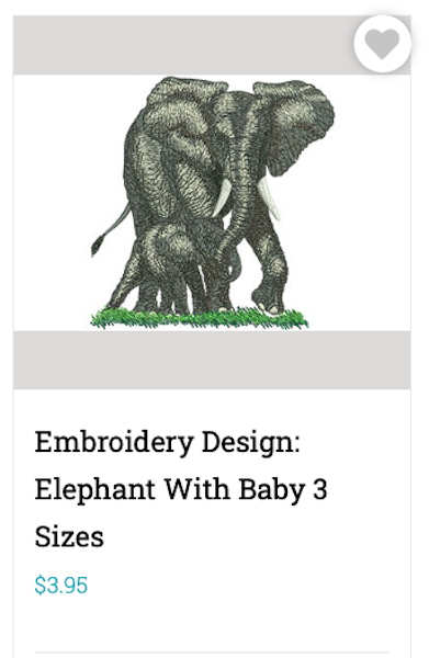 elephant with baby screenshot
