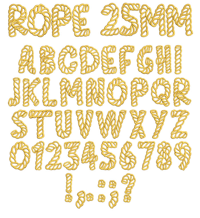 rope font free download