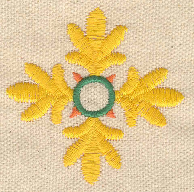 Embroidery Design: Floral design  2.21w X 2.21h