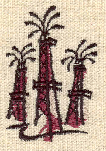 Embroidery Design: Oilfield 1.50w X 2.23h