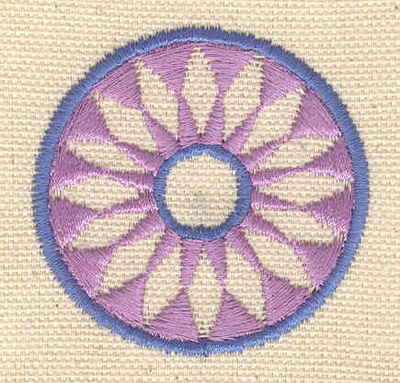 Embroidery Design: Floral design C 1.83w X 1.84h