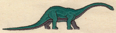 Embroidery Design: Dinosaur brontosaurus 5.62w X 1.45h