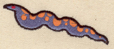 Embroidery Design: Sea snake 3.43w X 1.12h