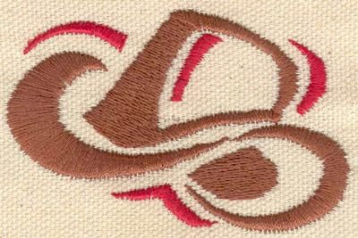 Embroidery Design: Cowboy hat 2.71w X 1.74h