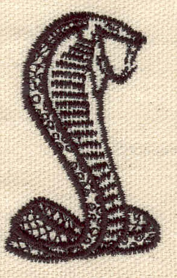 Embroidery Design: Cobra A 1.31w X 2.06h