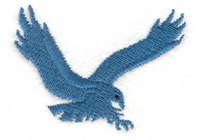 Embroidery Design: Hawk 11.25" x 1.80"