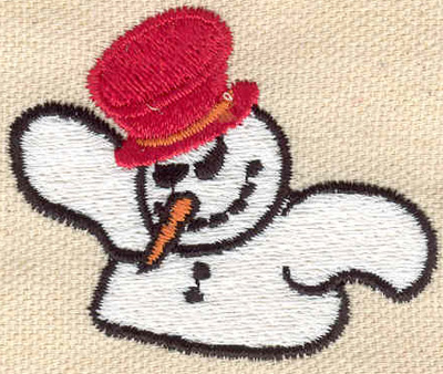 Embroidery Design: Snowman 2.17w X 1.76h
