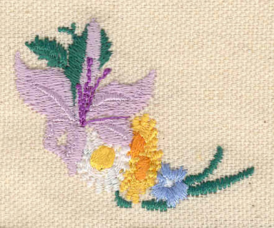 Embroidery Design: Floral assortment 2.00w X 1.50h