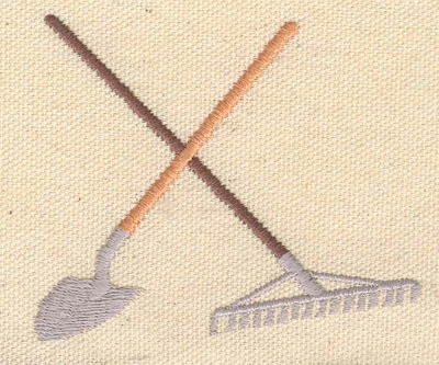 Embroidery Design: Gardening tools 3.00w X 1.50h