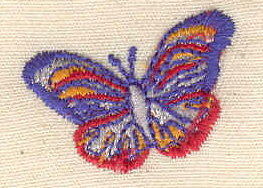 Embroidery Design: Butterfly 1.10w X 0.80h