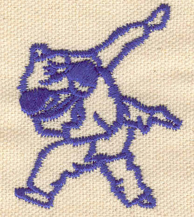 Embroidery Design: Karate   1.80w X 2.24h