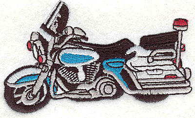 Embroidery Design: Motorcycle 3 2.00" X 3.40"