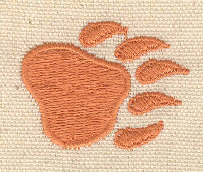 Embroidery Design: Bear Paw Print 1.70w X 1.30h