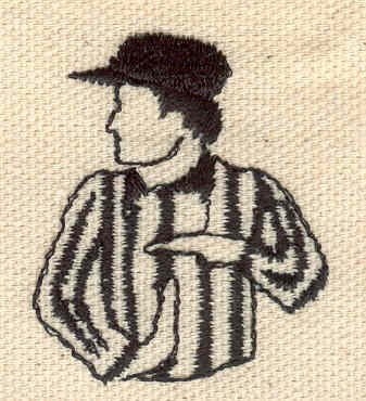 Embroidery Design: Referee 1.40w X 1.65h