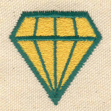 Embroidery Design: Diamond 1.60w X 1.60h